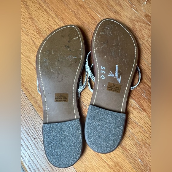 Sam Edelman Gillian Snake Print Flat Sandal, Size 9 - Picture 10 of 10